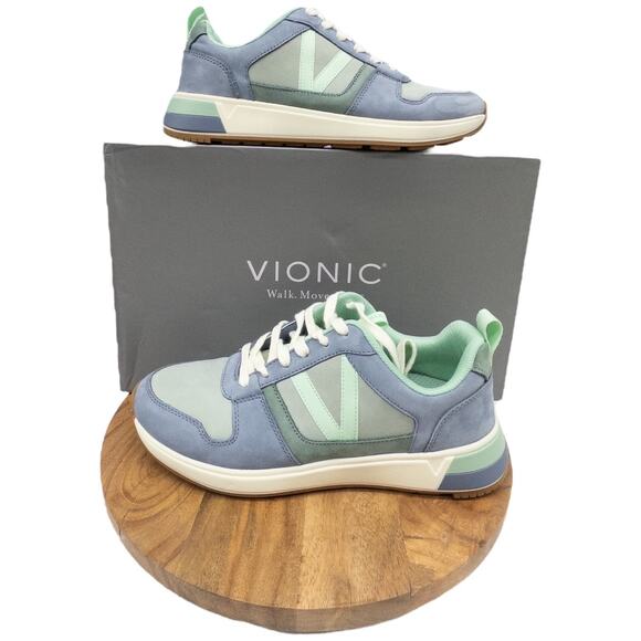 Vionic Women's Rechelle Sneakers Size 6 Blue Green - Picture 6 of 6